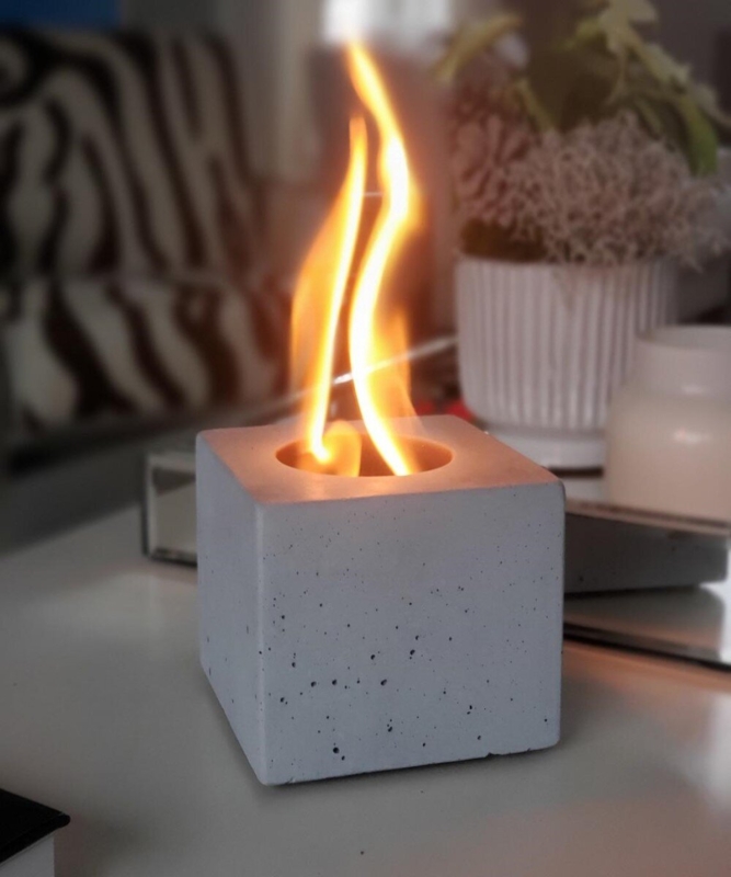 Stone Ethanol Outdoor Tabletop Fireplace