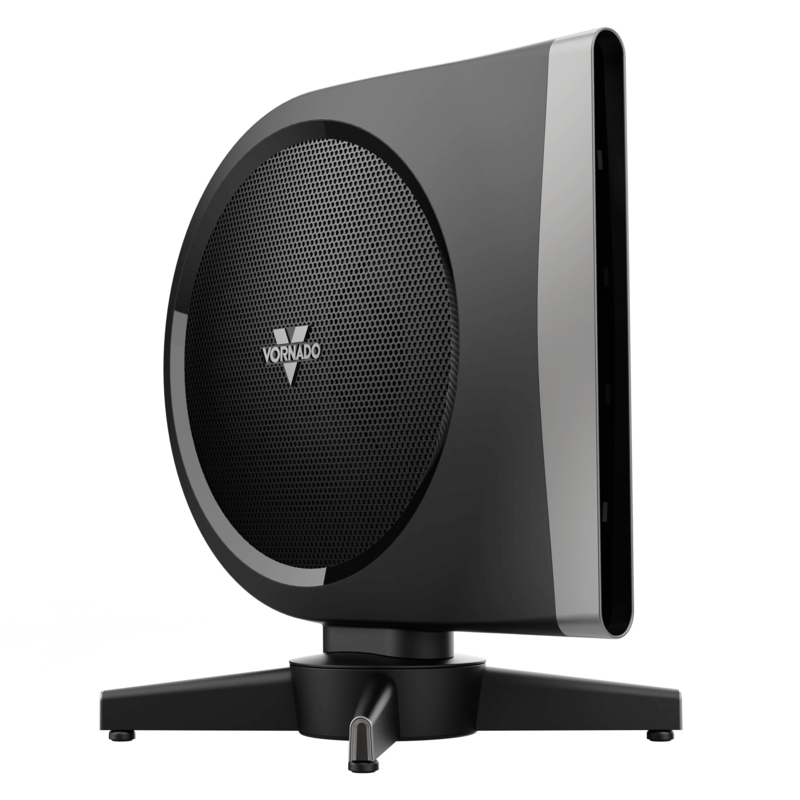 Strata 18 in. 5-Fan Speeds Floor Fan in Black with Oscillation