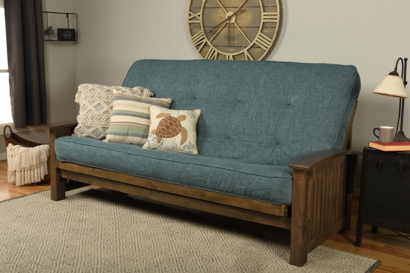 Stratford Queen 87" Wide Loose Back Futon and Mattress