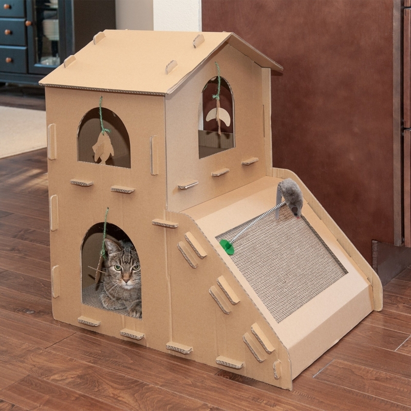 Tiger Tough Townhouse Playground Scratcher House