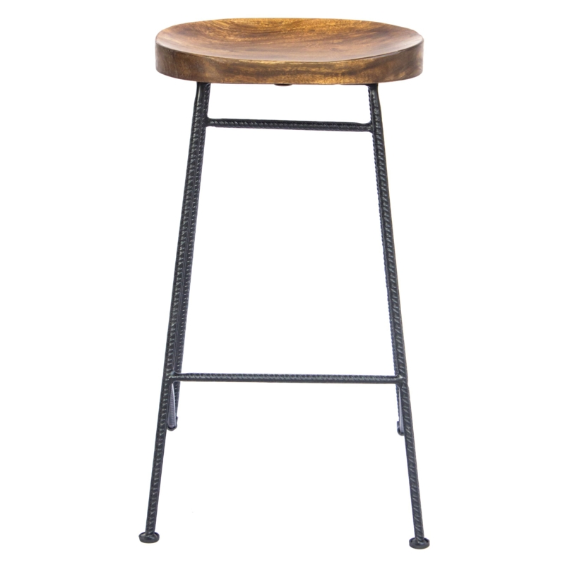 Travon Solid Wood 28'' Bar Stool