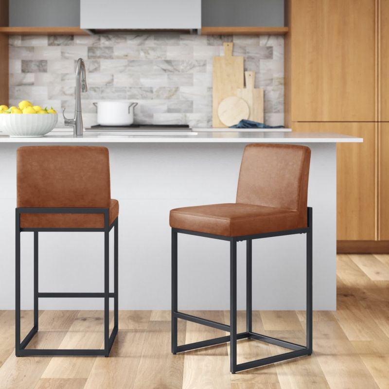 Upholstered 24" Counter Stool (Set of 2)