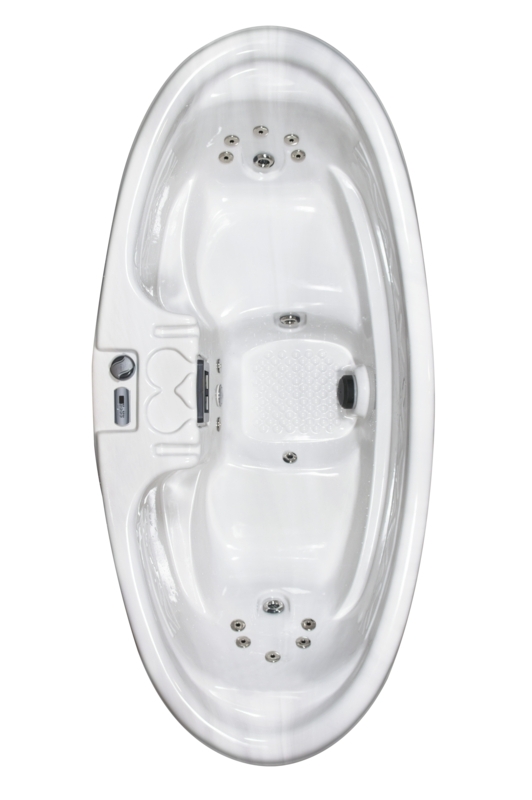 USA Spas 120 Volt 2 - Person Acrylic Oval Plug And Play Hot Tub with Ozonator in Gray