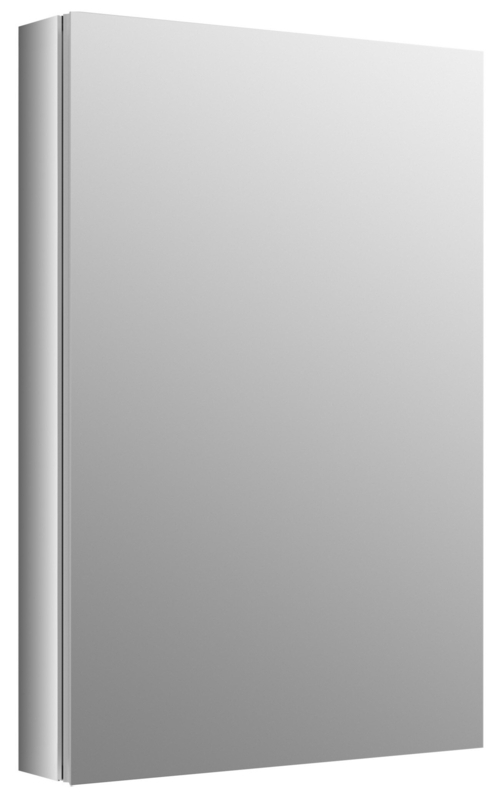 Verdera Recessed or Surface Mount Frameless Medicine Cabinet with 3 Adjustable Shelves