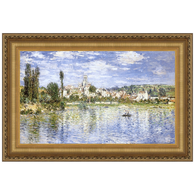 Vetheuil In Summer, 1880 Framed On Canvas by Claude Monet Print