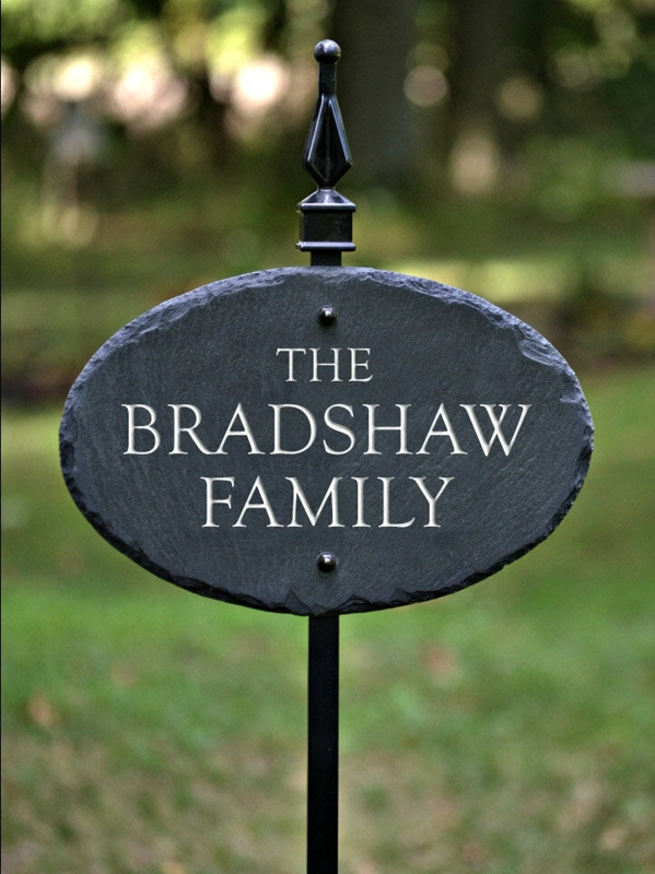 Vickrey Weather Resistant Stone Garden Sign