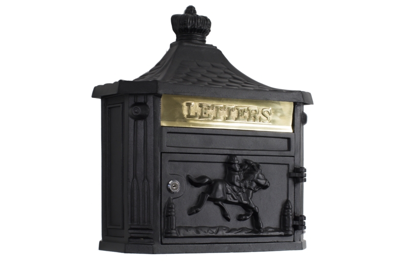Victorian Locking Wall Mounted Mailbox