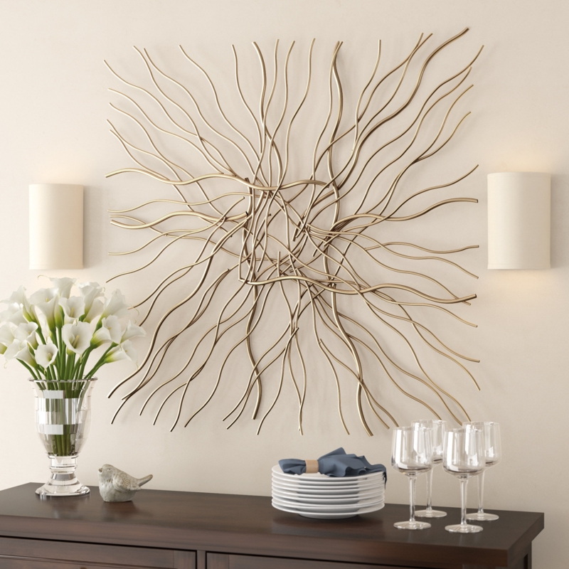 Vitagliano Modern Abstract Wall Decor on Metal