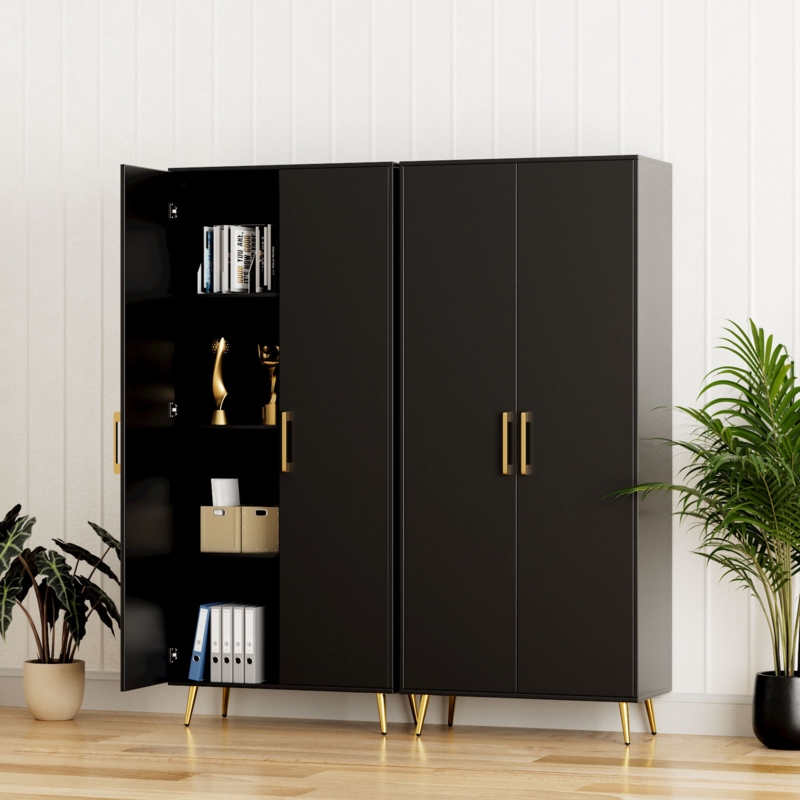 Wannell 31.5'' Wide Storage Cabinet (Set of 2)