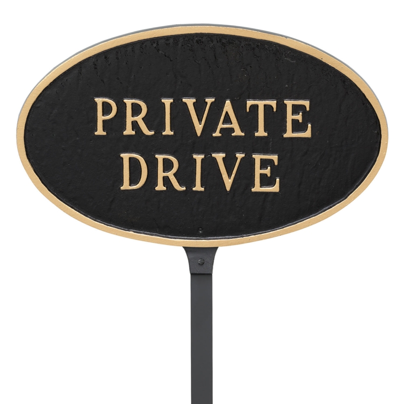 Weather Resistant Metal Garden Sign