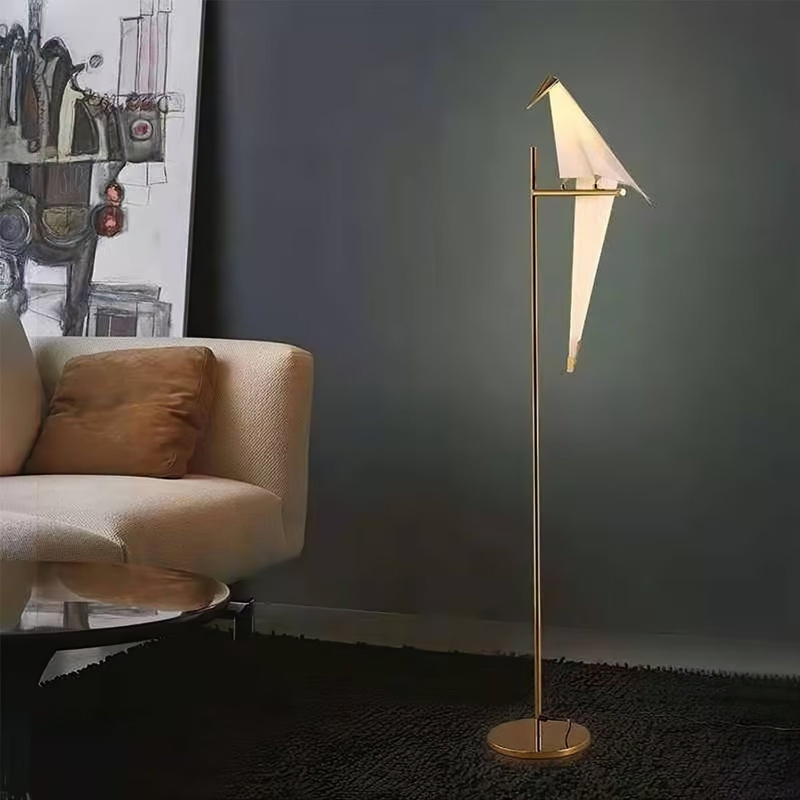 Wilmen 47'' Polished LED Novelty Floor Lamp with Outlet
