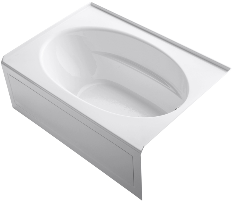 Windward 60" x 42" Alcove/Tile In Soaking Acrylic Bathtub