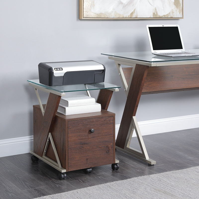 Zenos 17.5'' Wide 1 -Drawer Mobile File Cabinet