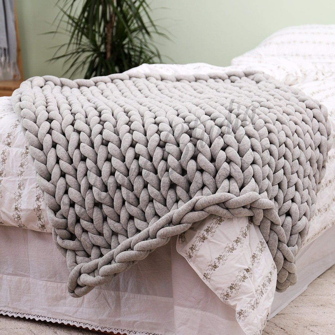 100% Cotton Blanket, Handmade Blanket, Cotton