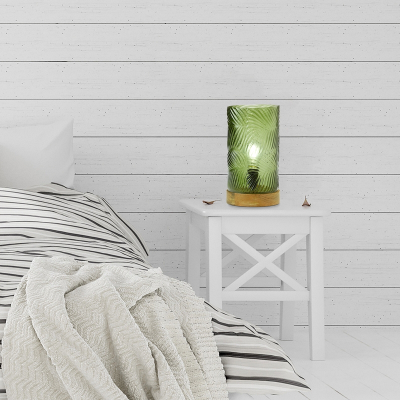 11.5"H Catwell Glass Accent Lamp