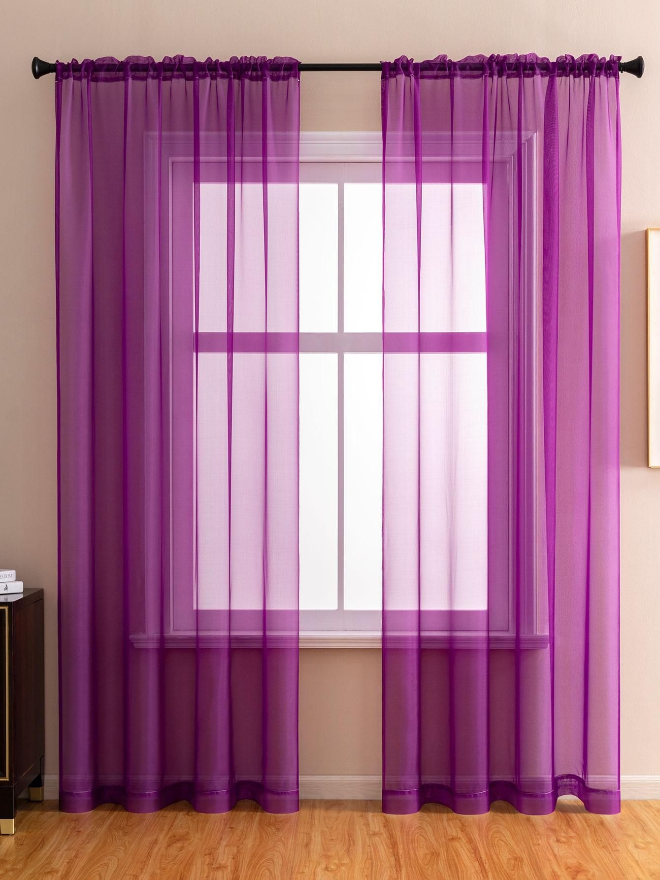 1pc Solid Color Window Screen
