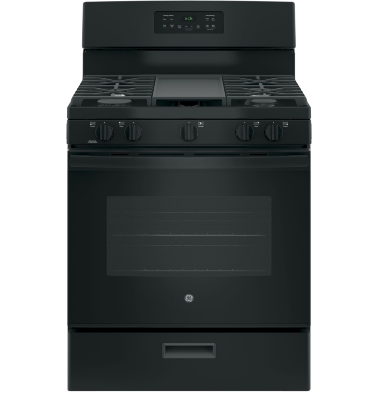30" 5 cu ft. Freestanding Gas Range with Griddle