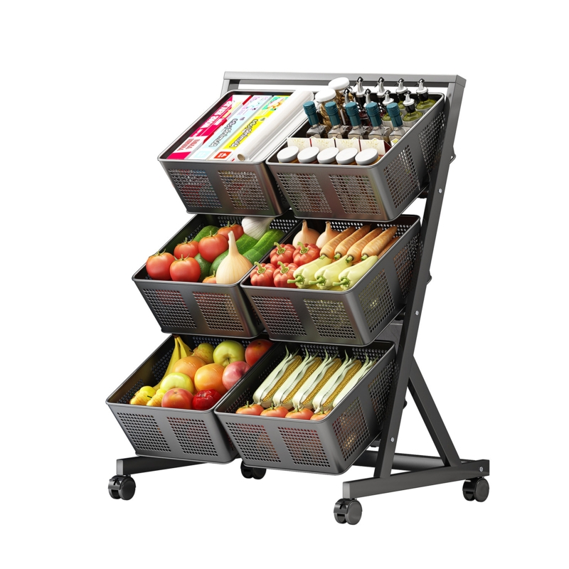 36.2'' H x 22.8'' W Utility Cart with Wheels