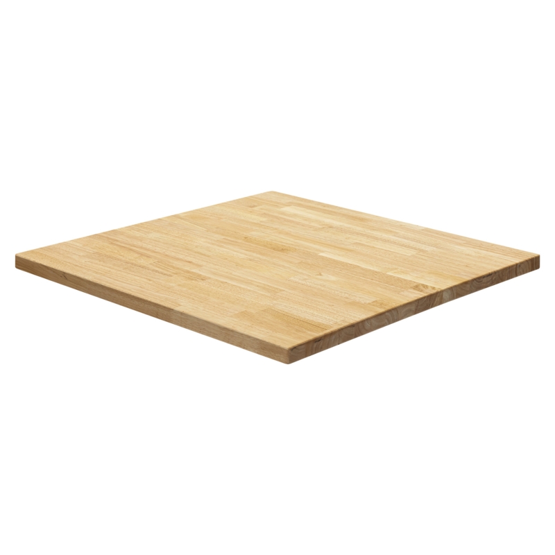 36'' L x 36'' W Solid Wood Square Edge Table Top