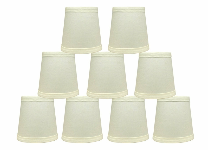 4'' H x 4'' W Cotton Empire Candelabra Shade