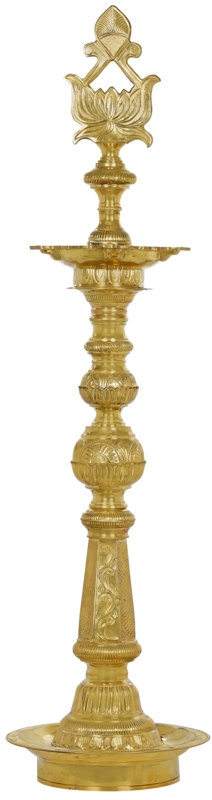 46'' H Metal Floor Candlestick