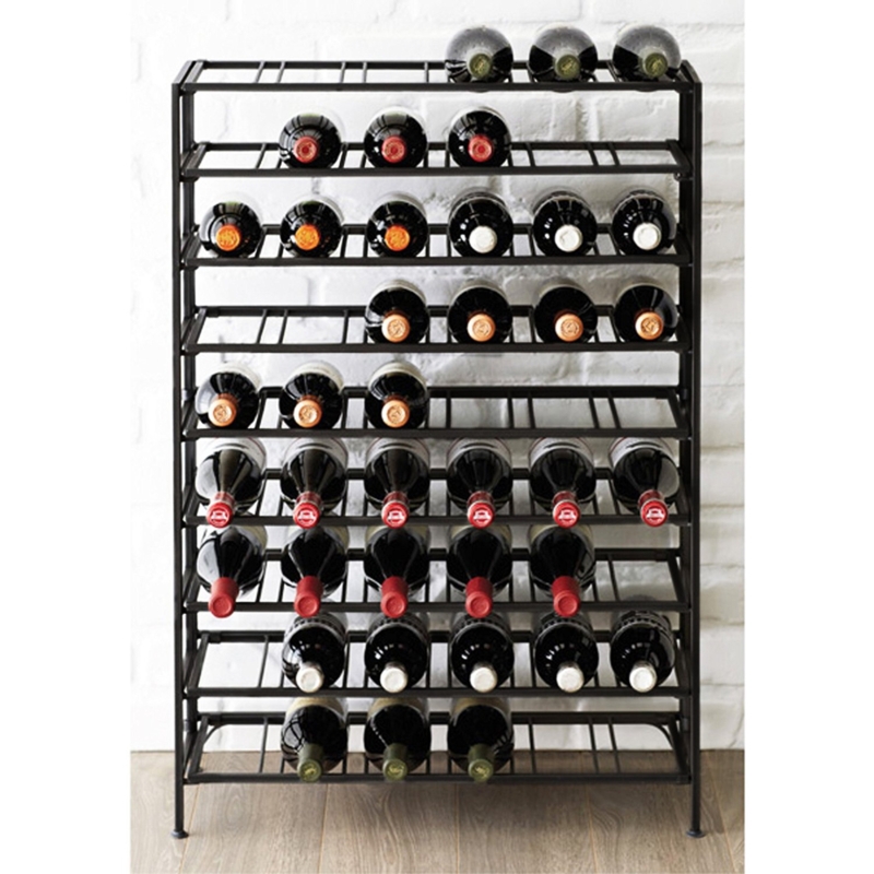 54 Bottle Floor Wine Bottle Rack
