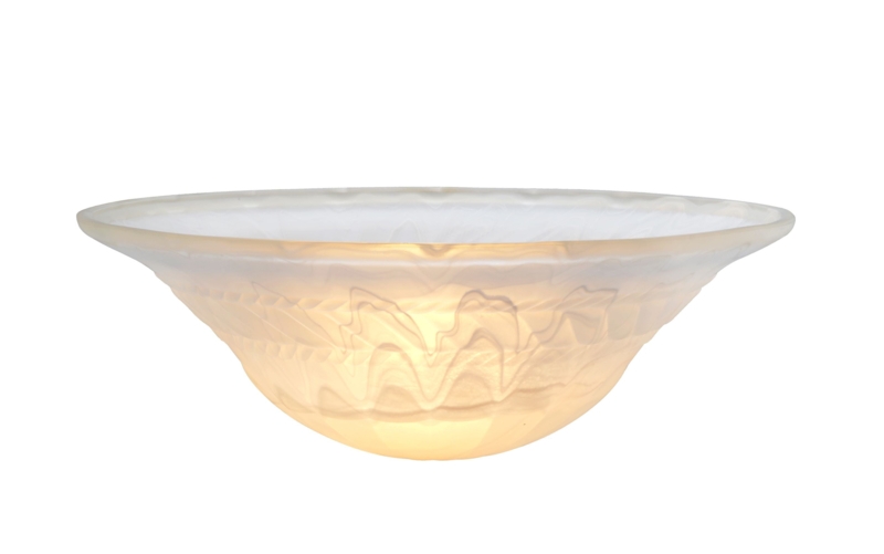 6.88'' H x 20'' W Glass Bowl Ceiling Fan Bowl Shade