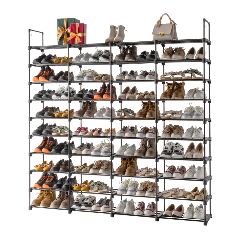 72 Pair Stackable Shoe Rack