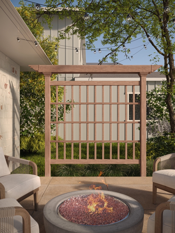 90'' H x 80'' W Vinyl Lattice Panel Trellis