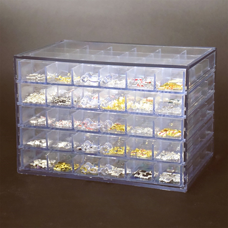 Acrylic Jewelry Box + Drawers