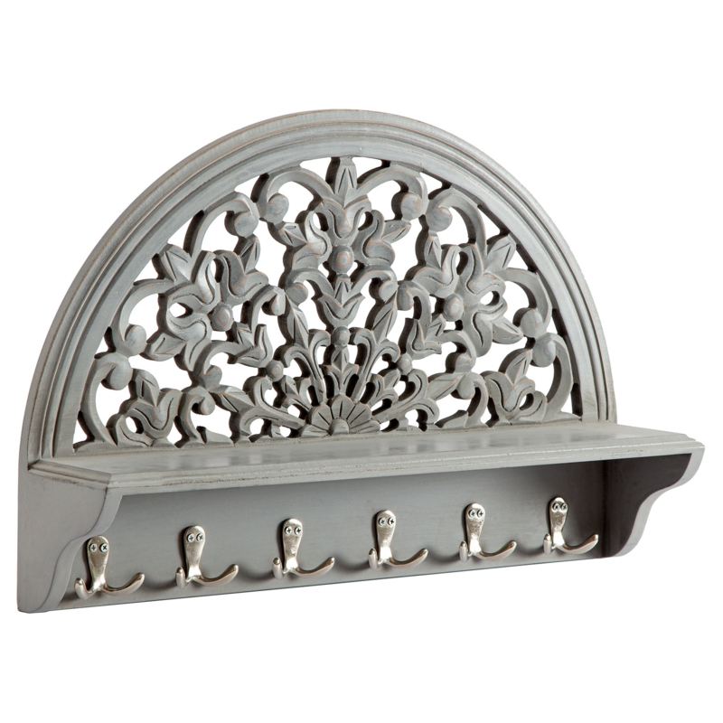 Adhan Accent Shelf with Hooks