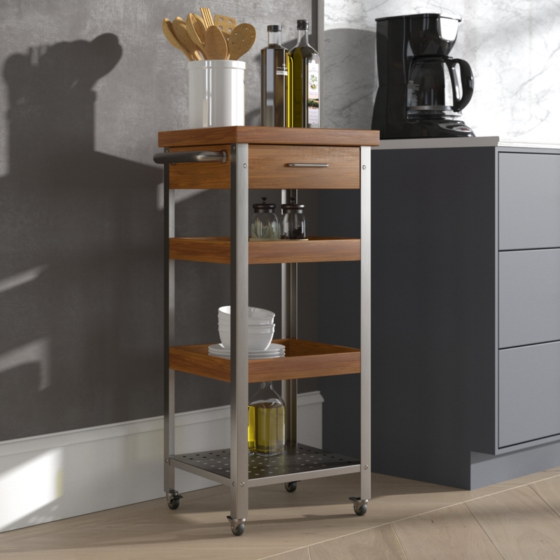 Albarracin Solid Wood Kitchen Cart
