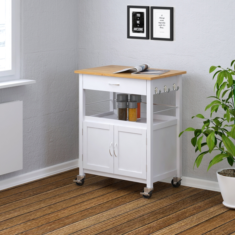 Alezandro Solid Wood Kitchen Island