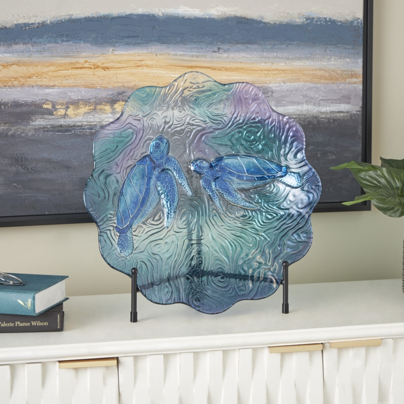 Aliyannah Glass Decorative Plate 1