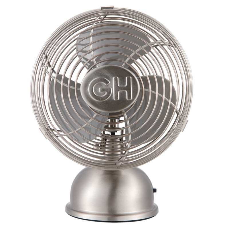 All-Metal 5'' Oscillating Personal USB Fan