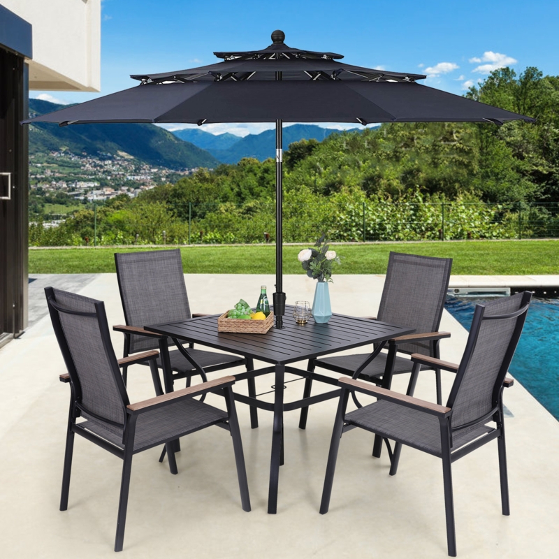 Alyah 4 - Person Square Outdoor Dining Set