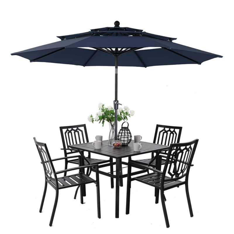 Alyah 4 - Person Square Outdoor Dining Set