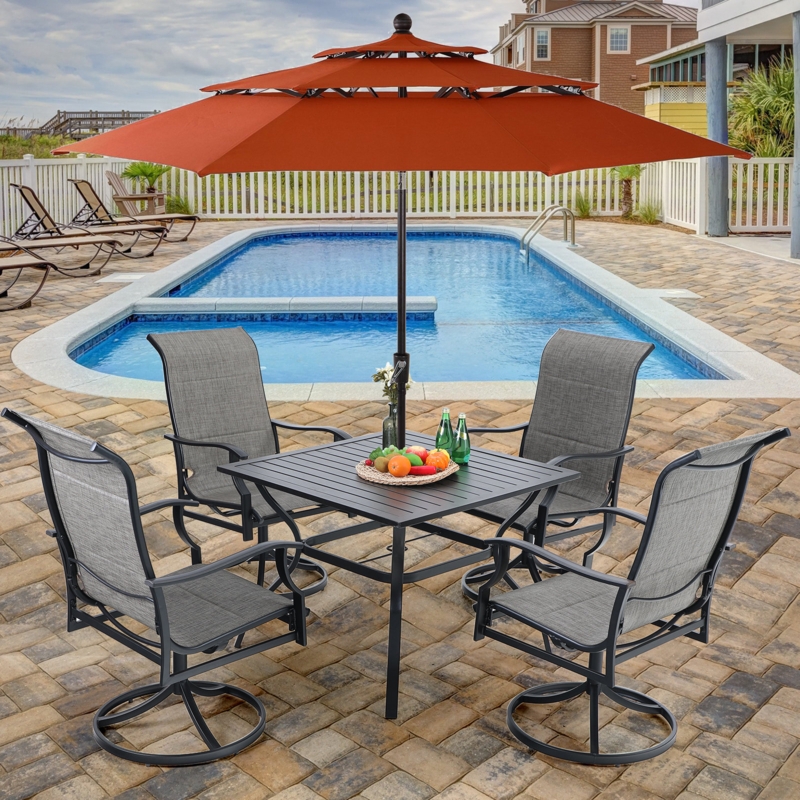 Alyah 4 - Person Square Outdoor Dining Set
