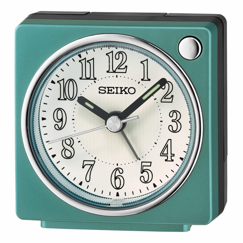 Analog Quartz Movement / Crystal Tabletop Clock with Alarm