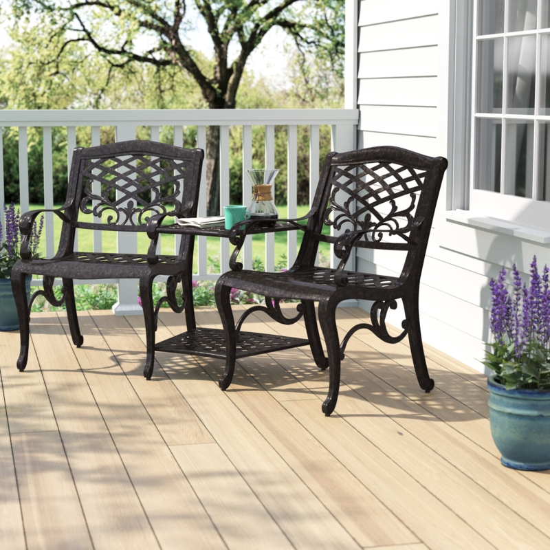 Antn Metal Outdoor Bench