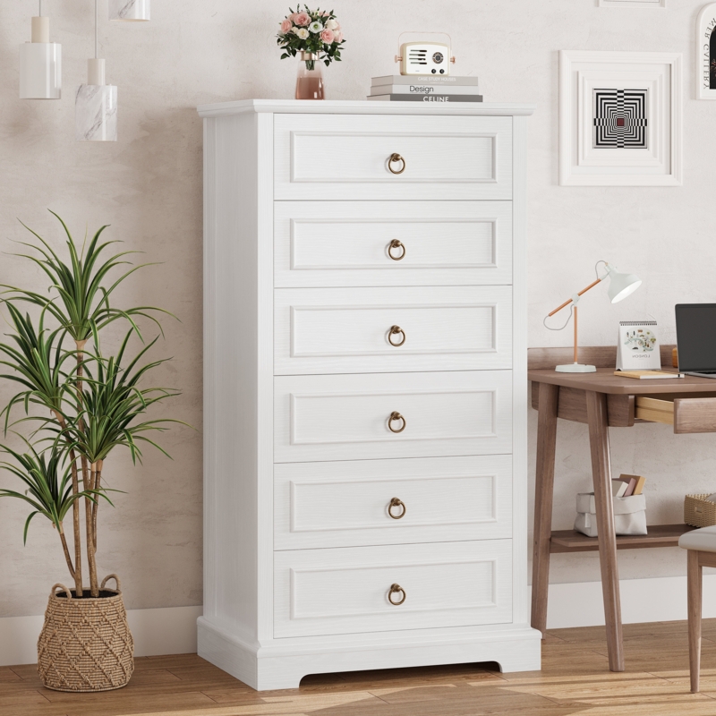 Aristide 27.2" W 6 Drawer Dresser, Drawer Chest