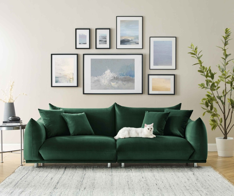 Arnya 88.9" Minimore Modern Style Sofa