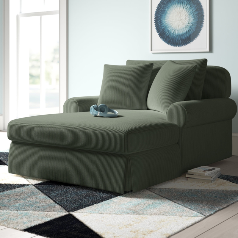 Atlai Slipcovered Chaise Lounge