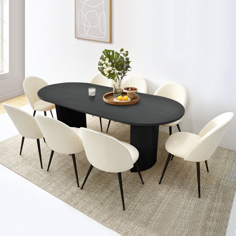Audna 9 - Piece Double Pedestal Dining Set