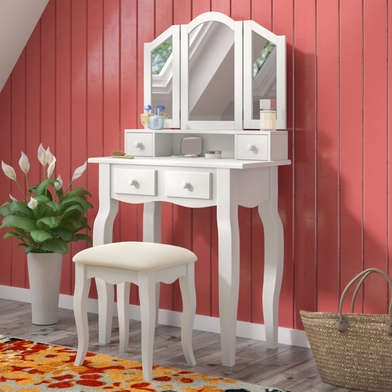 Avoca Kids Vanity Set with Mirror