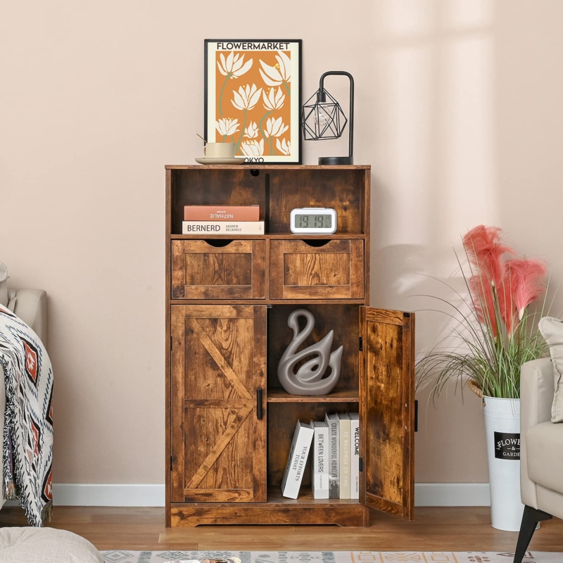 Ayvri Accent Cabinet with 2 Drawers & Doors