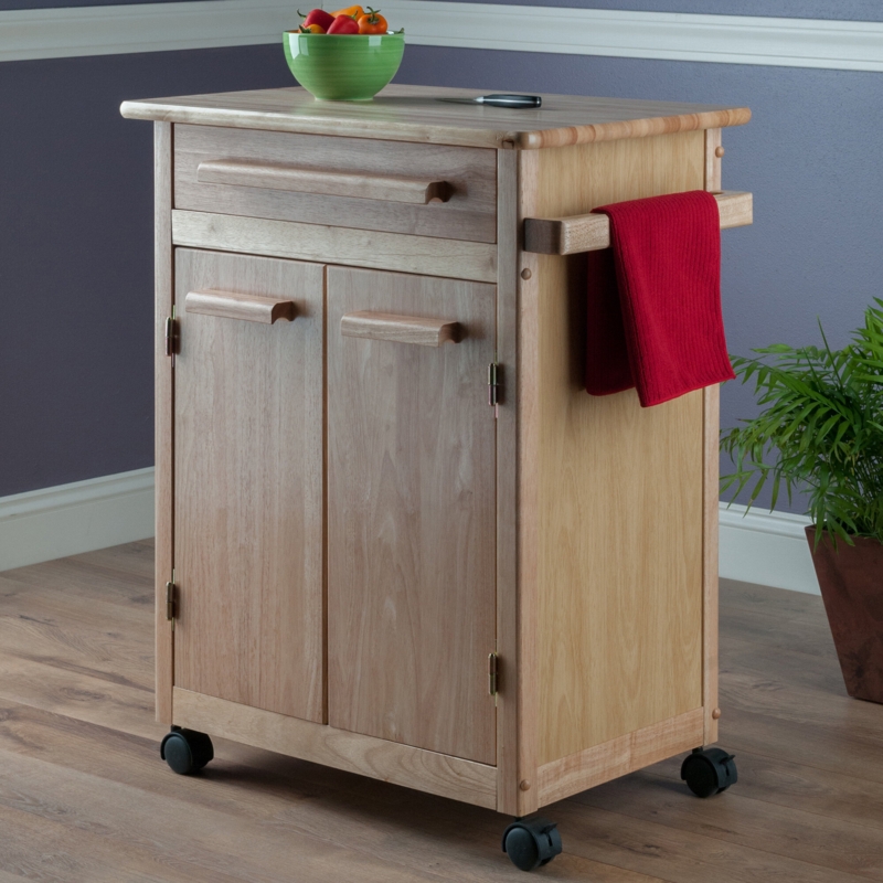 Baca Solid Wood Kitchen Cart