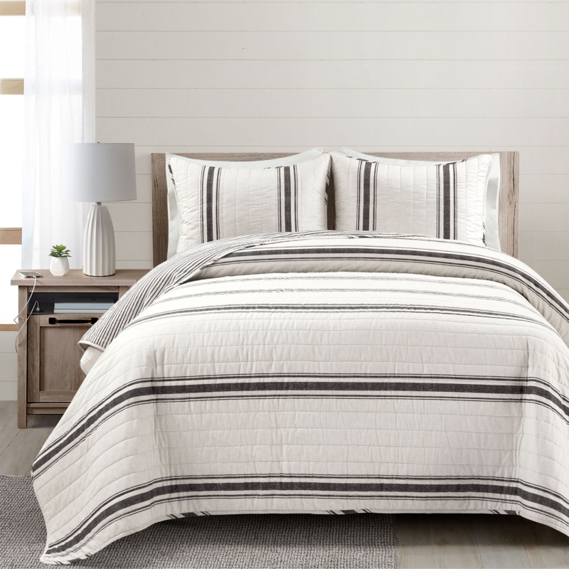 Baden Cotton Striped Bedding Set