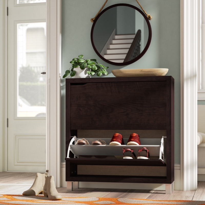Bangerter 12 Pair Shoe Storage Cabinet