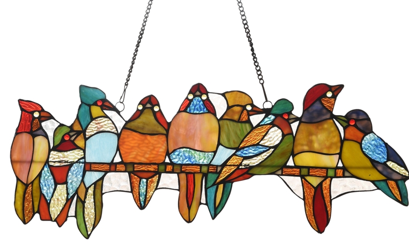 Birds Window Panel